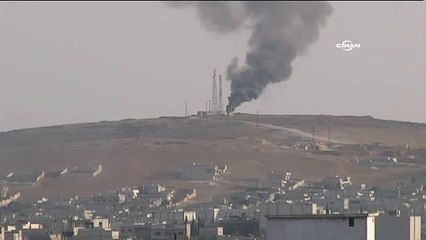IŞİD Kobani’deki baz istasyonlarını hedef aldı