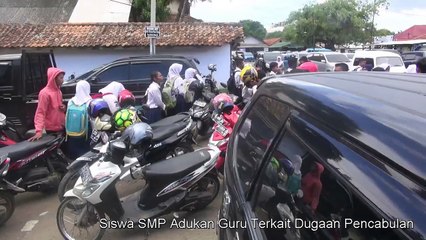 Puluhan Siswa Datangi Polres Serang untuk Laporkan Guru yang Diduga Mencabuli Siswanya