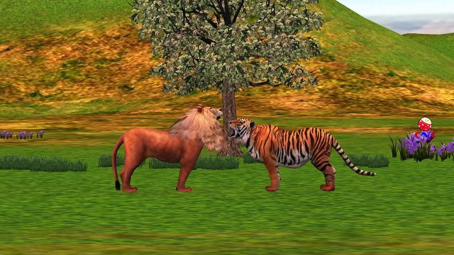 Dinosaurs Vs Godzilla Cartoons And Lion Vs Tiger Singing Finger Family Children Nursery Rh