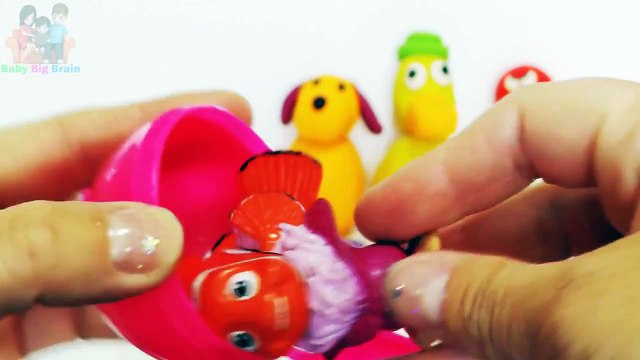 Pocoyo Play doh STOP MOTION video Surprise egg. Animación de Pocoyo y Pato con Plastilina