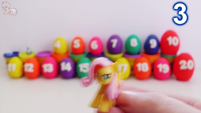 Learn ABC with surprise eggs and Play-Doh alphabet I ABC 123 Playhouse