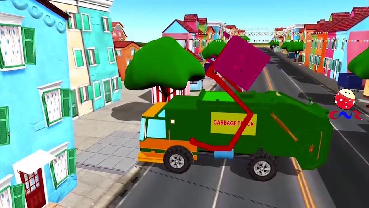 Finger Family Monster Trucks Cartoons | Fire Tr...