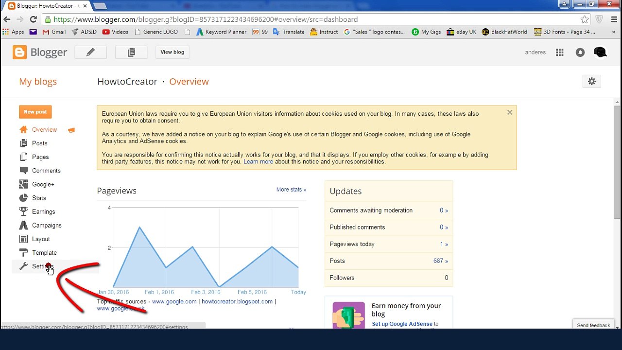 how to make blogger private