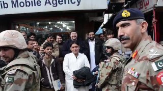 IG FC Balochistan talking to Business Communities and Shopkeepers