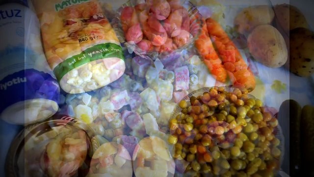 Салат Оливье (Rus salatası)