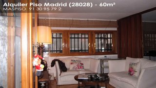 Alquiler - Piso - Madrid (28028) - 60m²