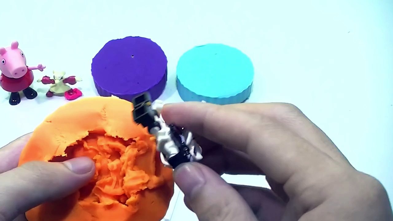 PLAY DOH KINDER EGGS DISNEY!!!!!!!- Toys Kinder Surprise Eggs Peppa Pig Español
