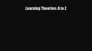 Read Learning Theories: A to Z Ebook Free