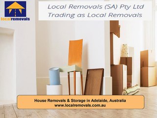 House Removals & Storage in Adelaide, Australia