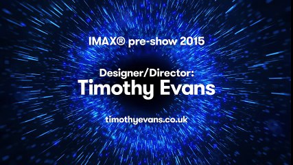 CGI VFX Breakdowns IMAX® Pre-Show Intro 2015 - by Timothy Evans