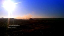 САУ ДНР ведут огонь / Pro-russians artillery fires