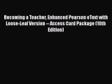 [PDF] Becoming a Teacher Enhanced Pearson eText with Loose-Leaf Version -- Access Card Package