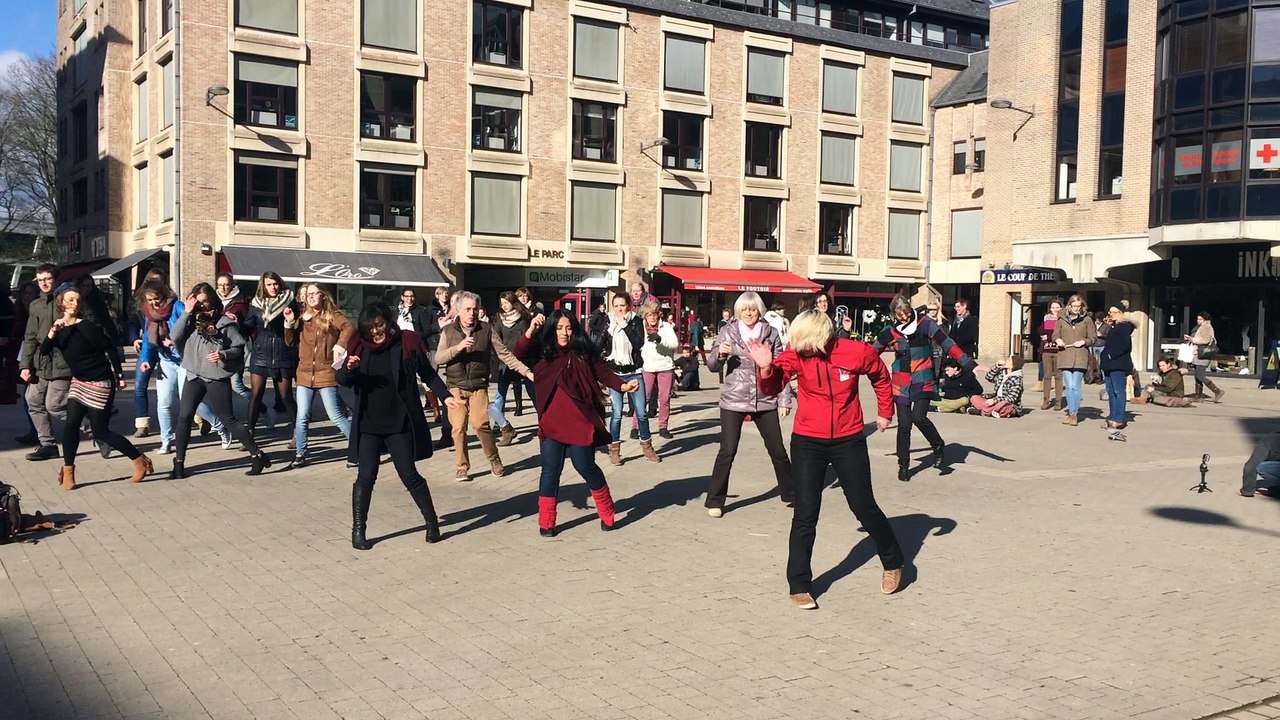 Flashmob contre la violence faite aux femmes