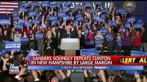Sanders defeats Clinton in New Hampshire by large margin