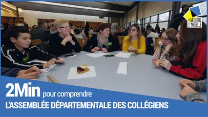 2 minutes pour comprendre l'Assemblée Départementale des Collégiens