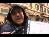 Napoli - Operaio di Mugnano suicida, protesta dei lavoratori Cub (15.02.16)