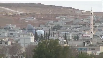 Kobani yoğun bombardıman altında