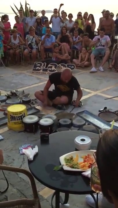 Le batteur de rue Dario rossi