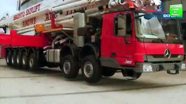 Самый высокий пожарный подъемник в мире — 112 метров