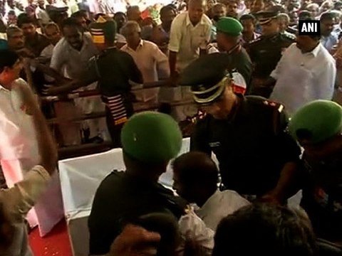 Kerala: Last rites of Lance Naik Sudeesh B performed