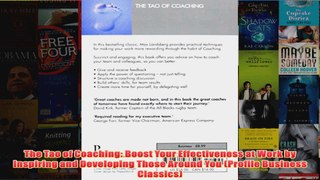 Download PDF  The Tao of Coaching Boost Your Effectiveness at Work by Inspiring and Developing Those FULL FREE