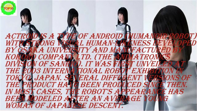 Top 10 Most Advanced Robots Humanoids 2014