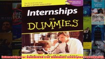 Download PDF  Internships For DummiesÂ For Dummies Lifestyles Paperback FULL FREE