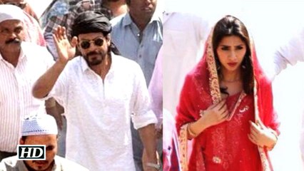 Spotted Shah Rukh Khan and Mahira shooting for Raees