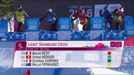 JOJ - Snowboard cross : Manon Petit en décroche l'or