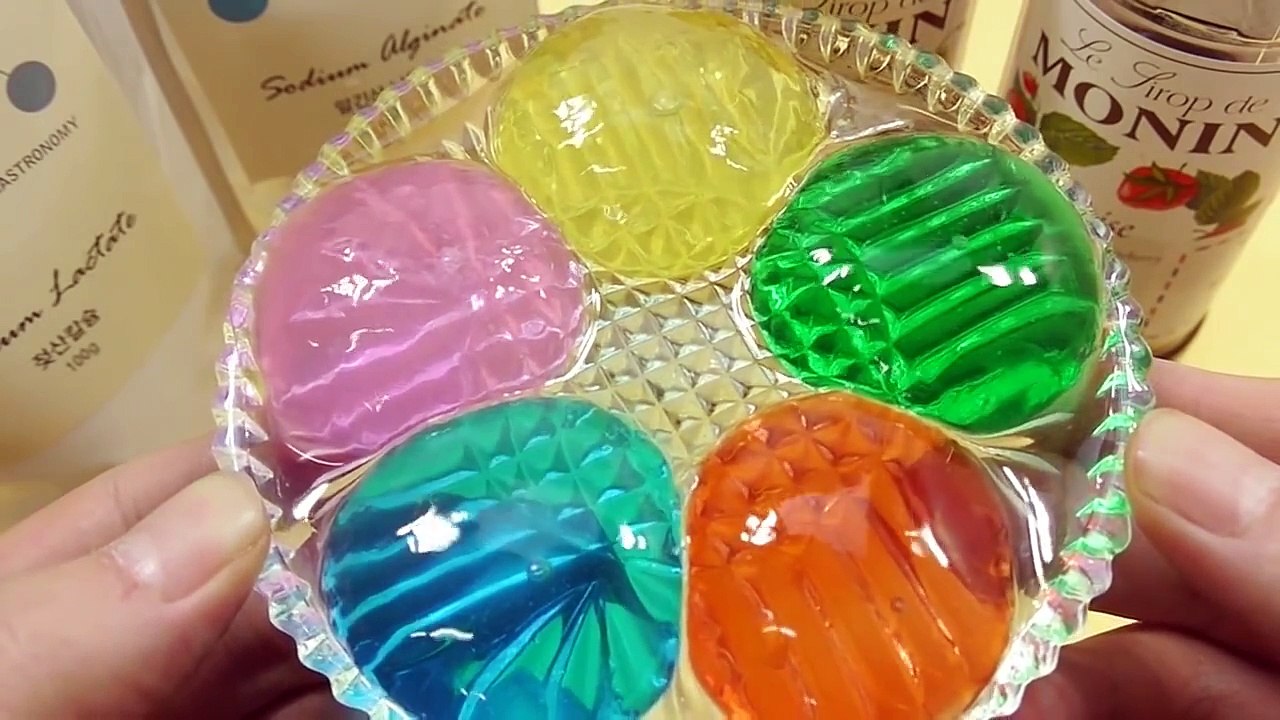 How To Make Coloring Water bag Oh ho Learn the Recipe DIY 칼라 오호 만들기 식용가능한 물주머니