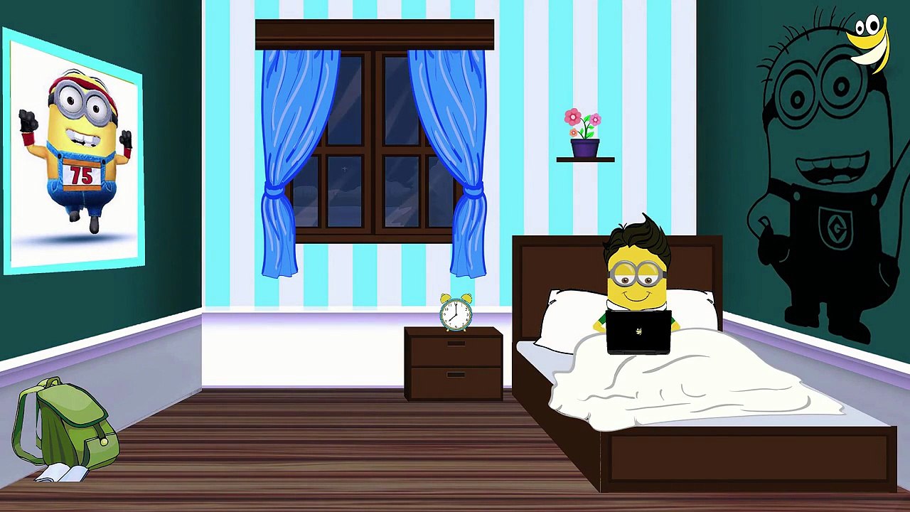 Minions How I Met Your Banana ~ Picking Up Girl on Facebook Funny Cartoon [HD]