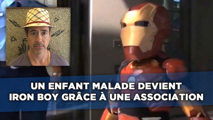 Un enfant malade devient Iron Man grâce à une association