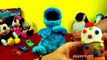 Play Doh Ice Cream Cone Surprise Cookie Monster Loves Ice-Cream Cones & Sweet Cookies! Ses