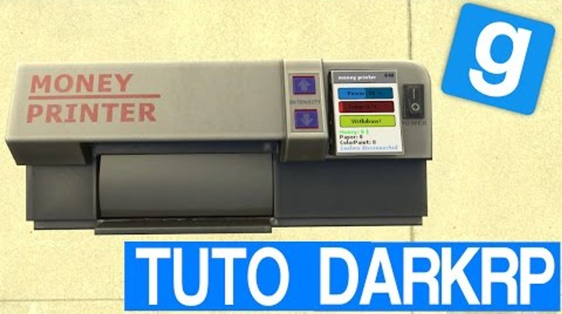 Money Printers Darkrp Tuto 1 Video Dailymotion