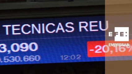 El Ibex vuelve a terreno negativo y pierde los 8.200 puntos a mediodía