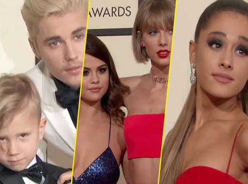 Exclu Vidéo : Sur le red carpet des Grammy Awards avec Selena, Justin, Taylor … Comme si vous y étiez !