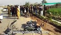 روات کلر سیداں روڈ پر موٹر سائیکل اور کار میں تصادم