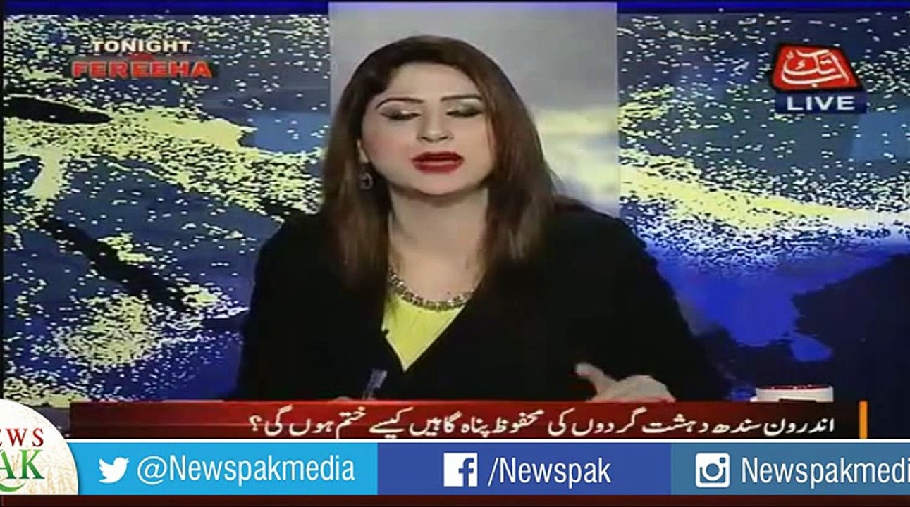 Sharmeela Farooqi Thrashes PMLN's National Action Plan - Calls it Sindh Action Plan