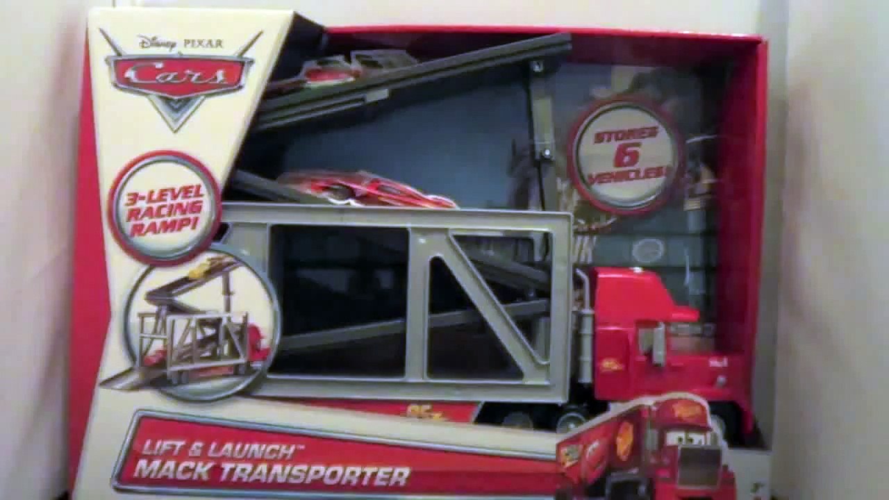 Cars Mack Transporter Lift and Launch 3 Levels Disney Pixar Cars Hauler Playset