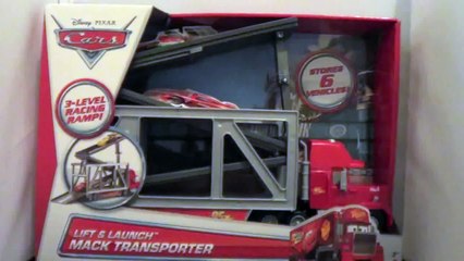 Cars Mack Transporter Lift and Launch 3 Levels Disney Pixar Cars Hauler Playset
