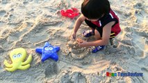 THOMAS AND FRIENDS Playtime at the Beach Thomas the Tank Engine James Surprise Toys Ryan T