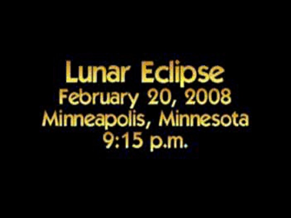 Lunar Eclipse