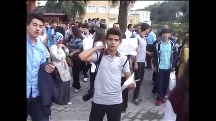 Öğrenciler eylemde