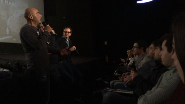 Kad Merad et Patrick Bosso au cinéma Gaumont de Nantes