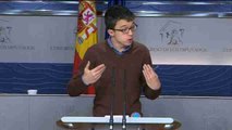 Errejón insiste en condicionar la negociación a un encuentro Sánchez-Iglesias