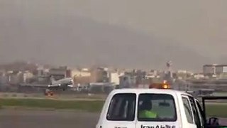 Perfect emergency landing for Iran air