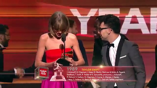 Taylor Swift GRAMMYs 2016 Album of the Year Speech (FULL HD)