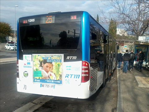 Sound Bus Mercedes Citaro Facelift n°1205 de la RTM - Marseille sur la ligne 25