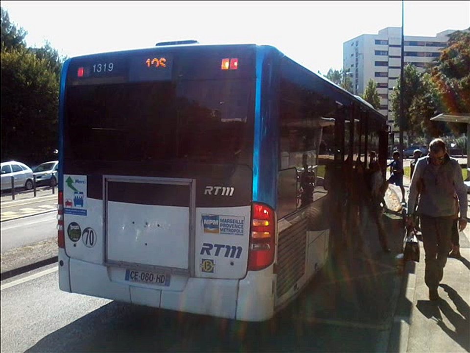 Sound Bus Mercedes-Benz Citaro Facelift n°1319 de la RTM - Marseille sur les lignes 12, 12 B et 12 S