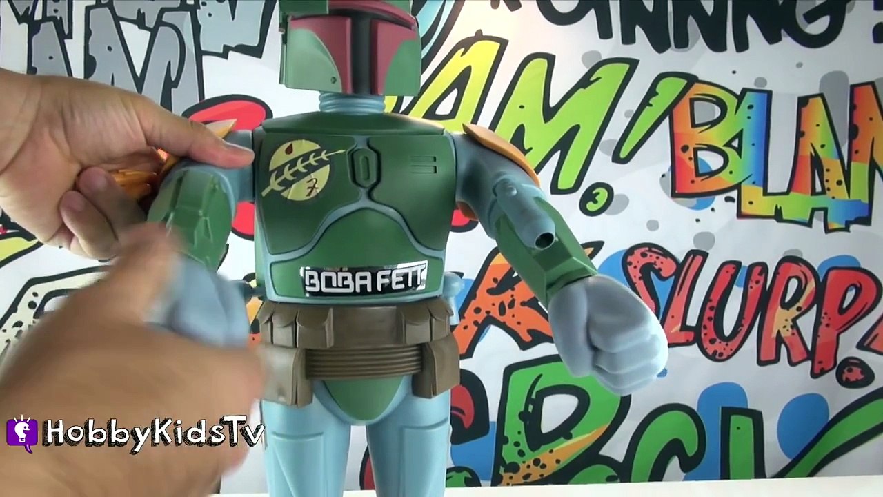 Boba Fet GIANT Funko TOY! Surprise Star Wars w.HobbySpider + Tiger HobbyKidsTV